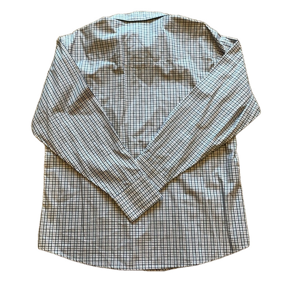 Wrangler Mens XL Blue Plaid Western Button Down Shirt NWOT - Picture 3 of 5
